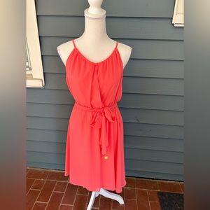Ceremony by Joanna August Peach Dress Size M - Like New!